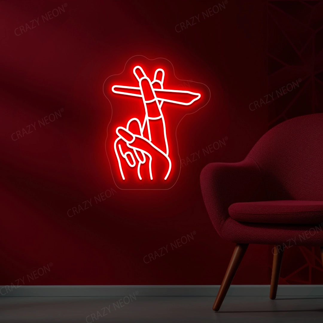 Nail Salon LED Signs | Red