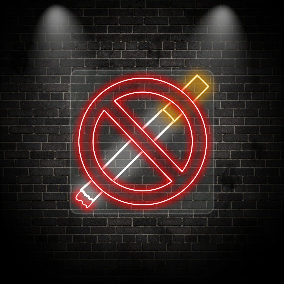 No Smoking Neon Sign