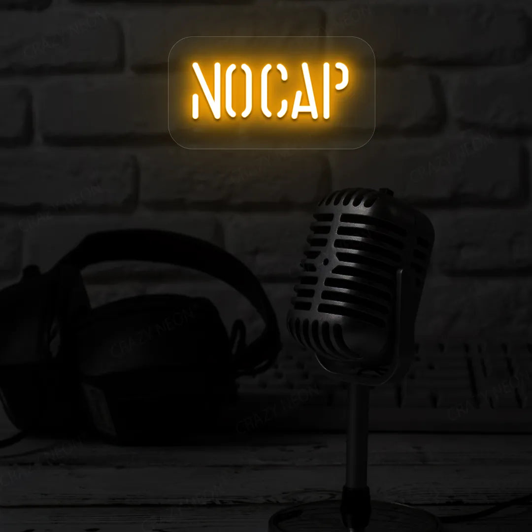 No Cap LED Neon Sign | orange