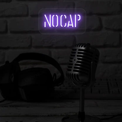 No Cap LED Neon Sign | purple
