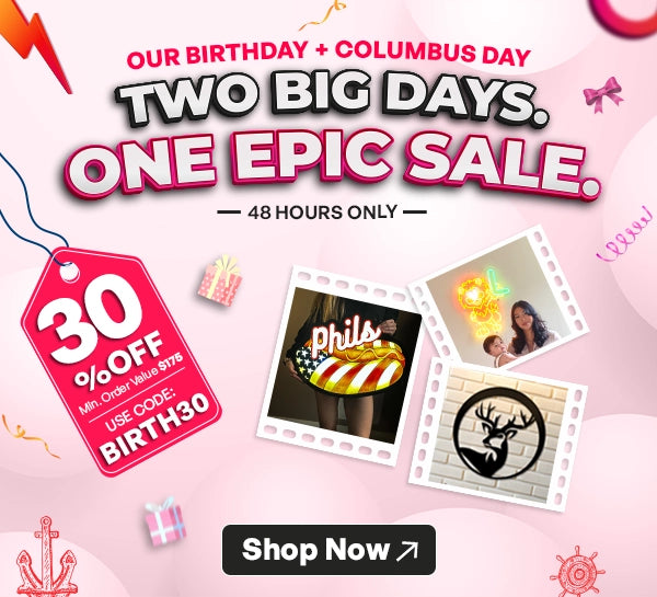 Our Birthday plus Columbus Day Sale is Live