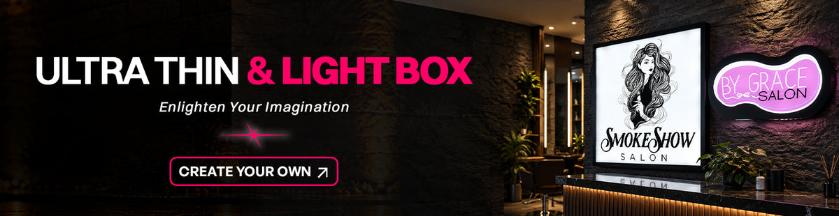 Ultra-Thin Lightbox Sign