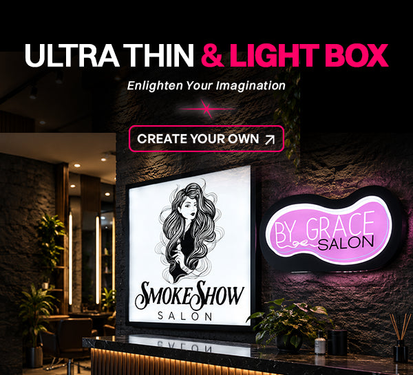 Ultra-Thin Lightbox Sign