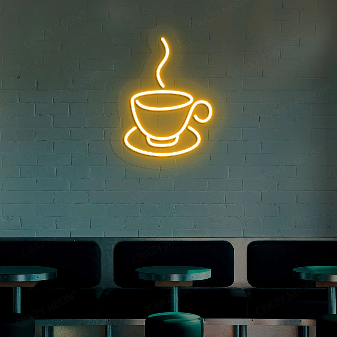 Coffee Neon Sign | Orange