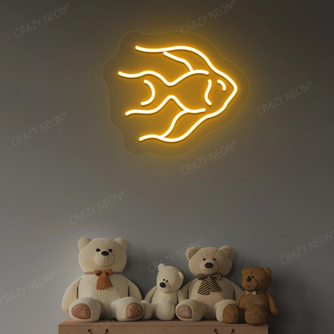 Fish Neon Sign | Orange