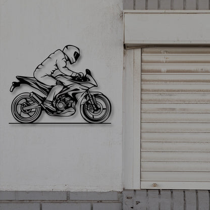 Motorcycle Metal Wall Sign