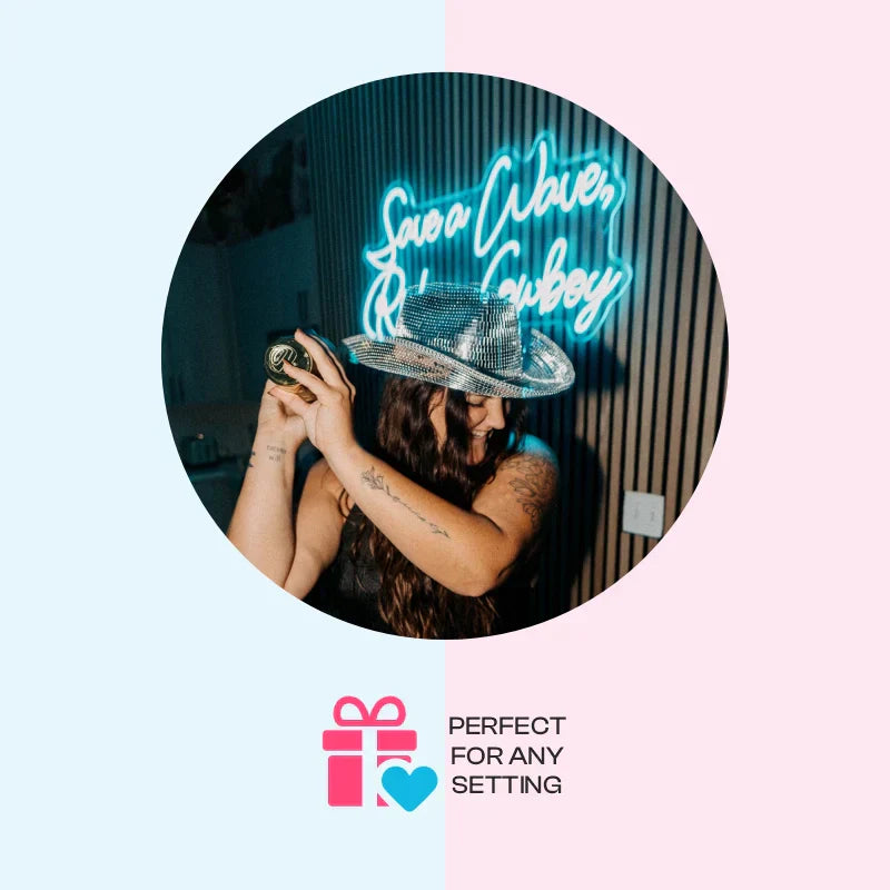Perfect for any setting, neon sign adds a vibrant touch to homes, events, or parties.