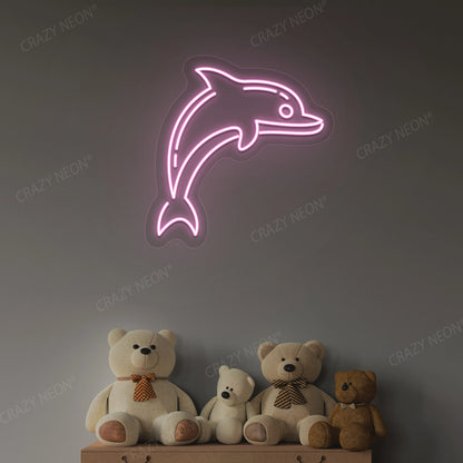 Dolphin Neon Sign