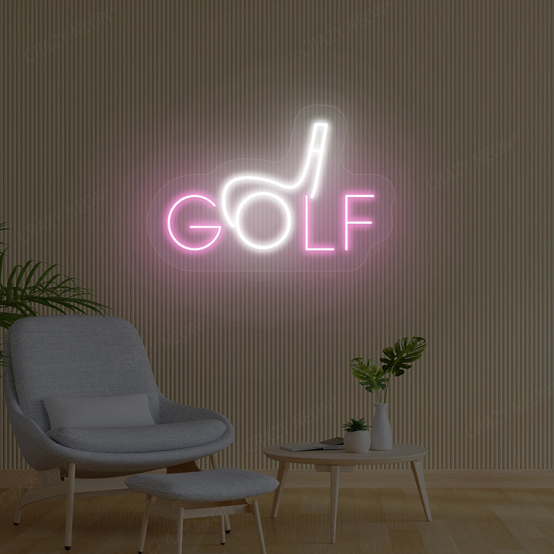 Golf Court Neon Sign