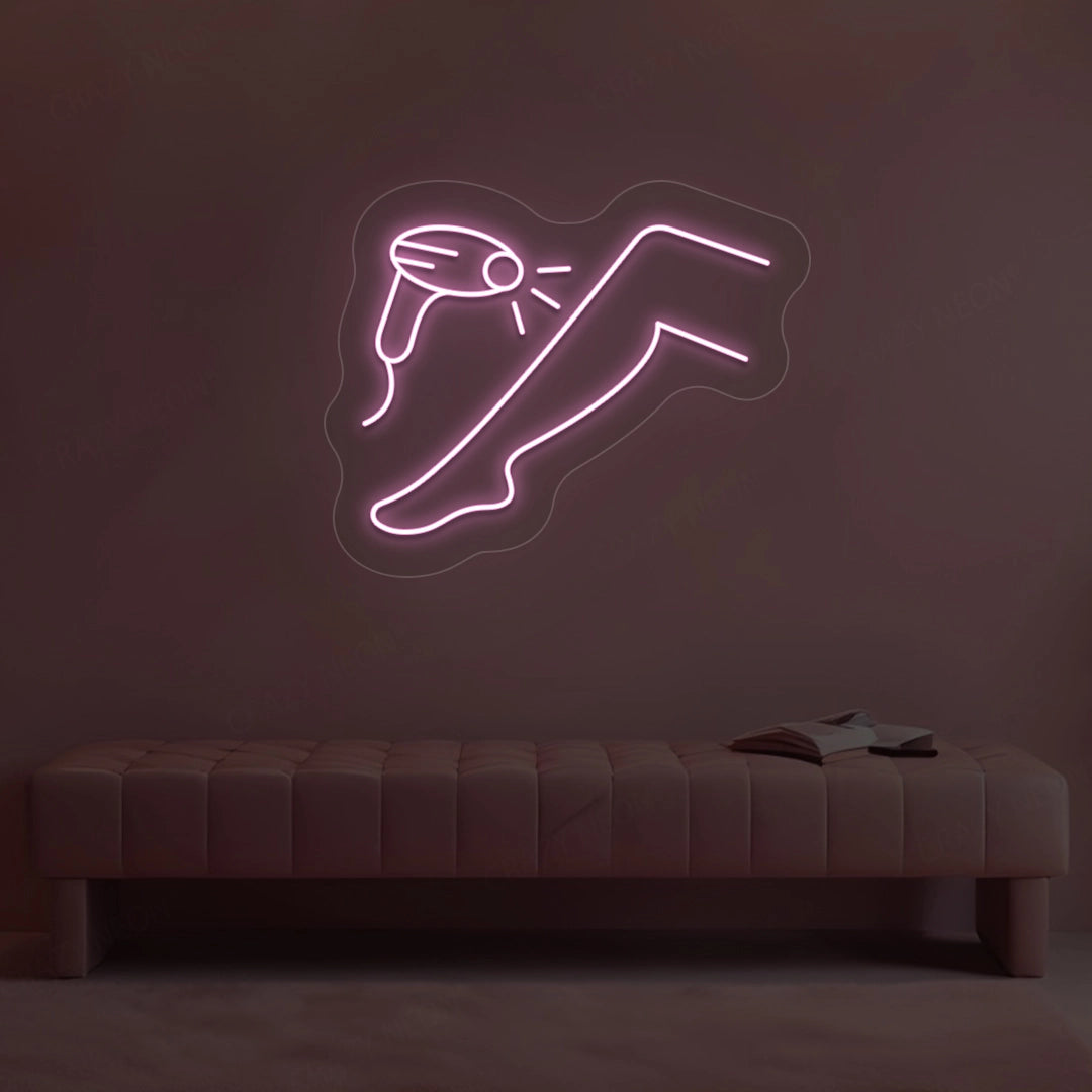 Laser Hair Removal Neon sign | Pink 