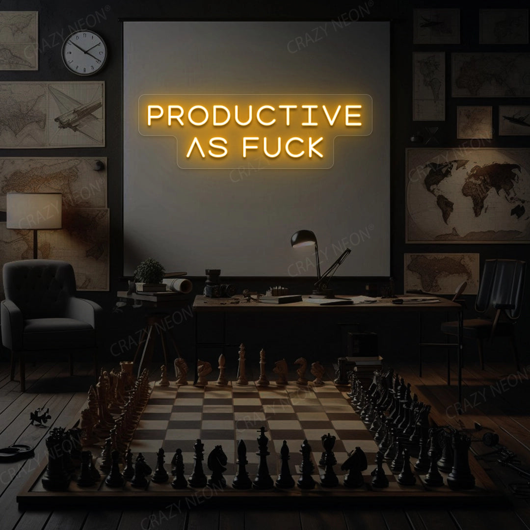 PRODUCTIVE AS F*CK | Orange 