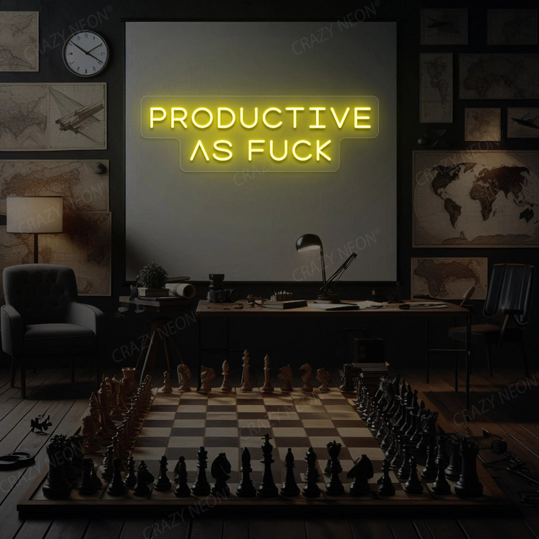 PRODUCTIVE AS F*CK | Yellow 