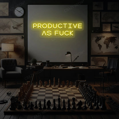 PRODUCTIVE AS F*CK | Yellow 