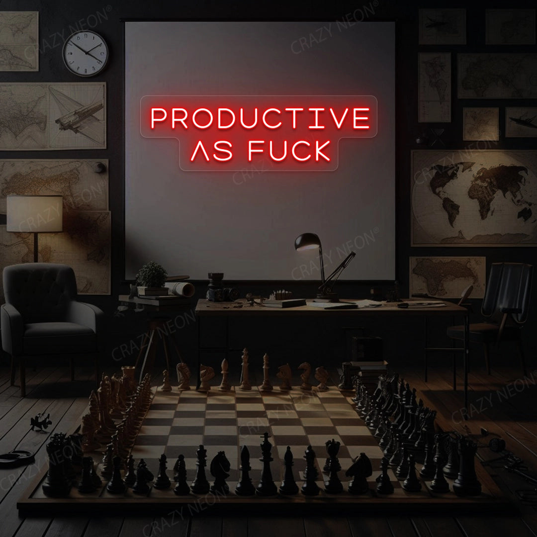 PRODUCTIVE AS F*CK | Red