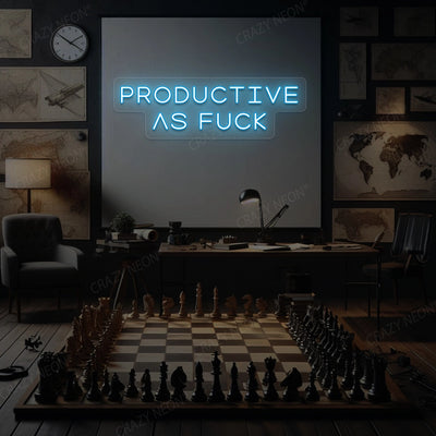 PRODUCTIVE AS F*CK | Ice Blue 