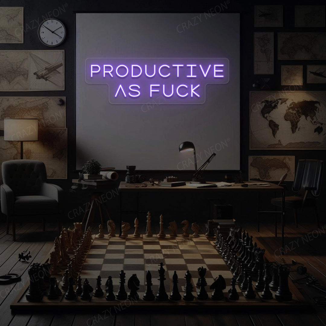 PRODUCTIVE AS F*CK | Purple 