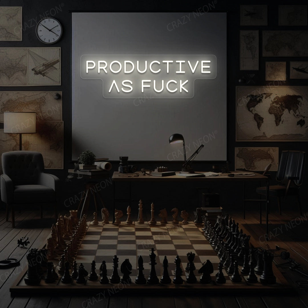 PRODUCTIVE AS F*CK | Warmwhite