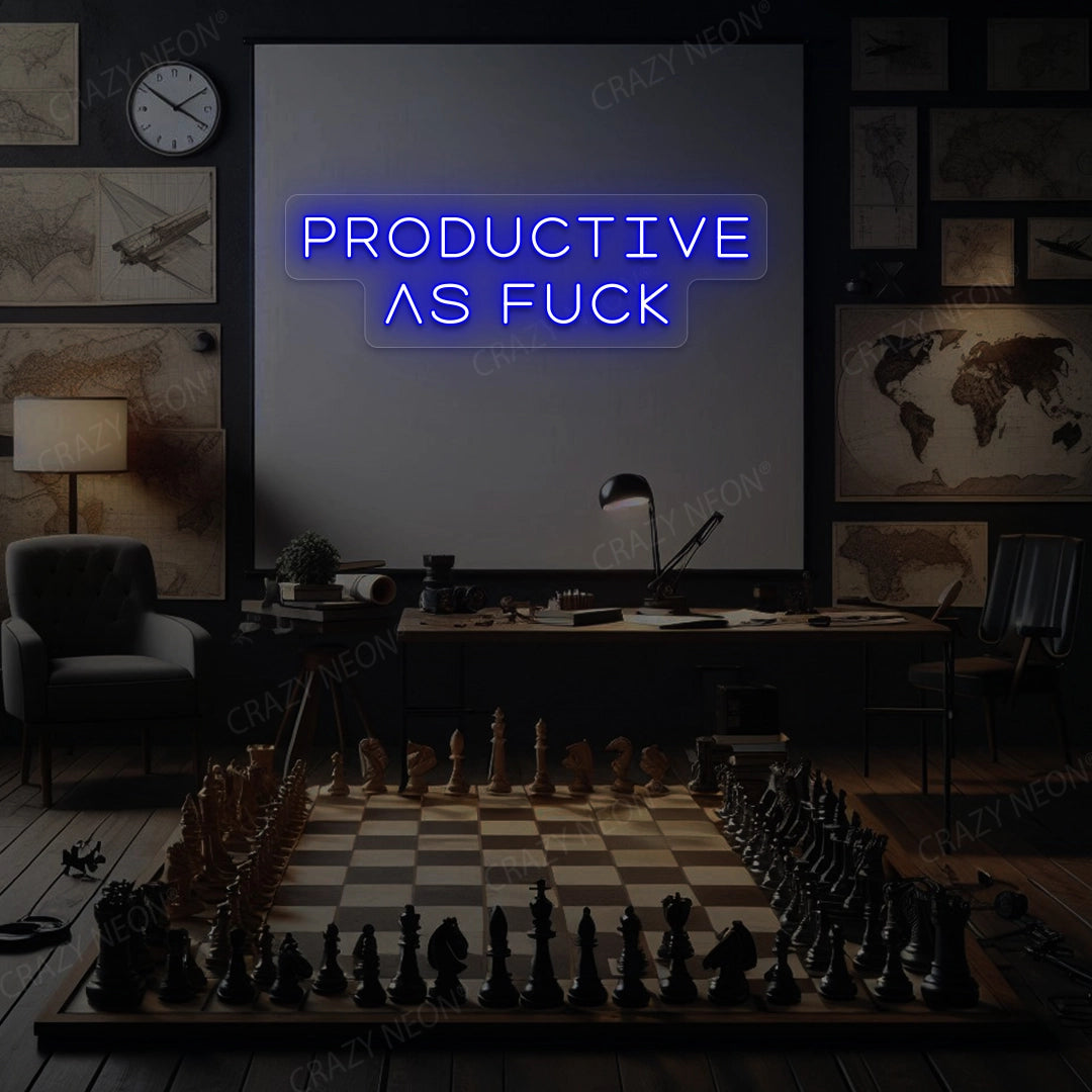 PRODUCTIVE AS F*CK | Blue 