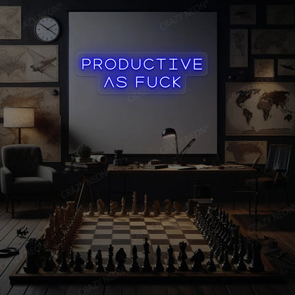 PRODUCTIVE AS F*CK | Blue 