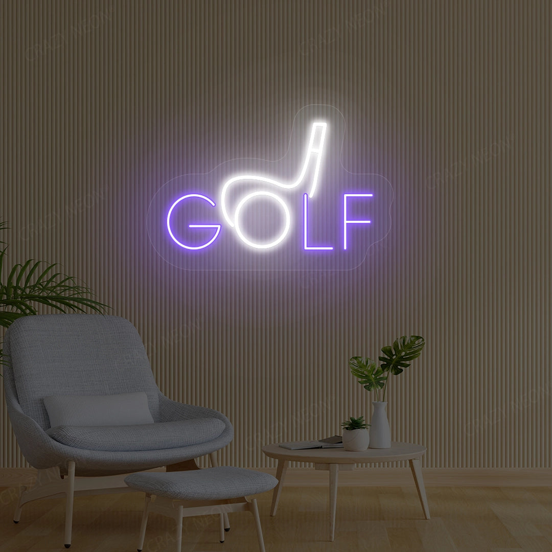 Golf Court Neon Sign