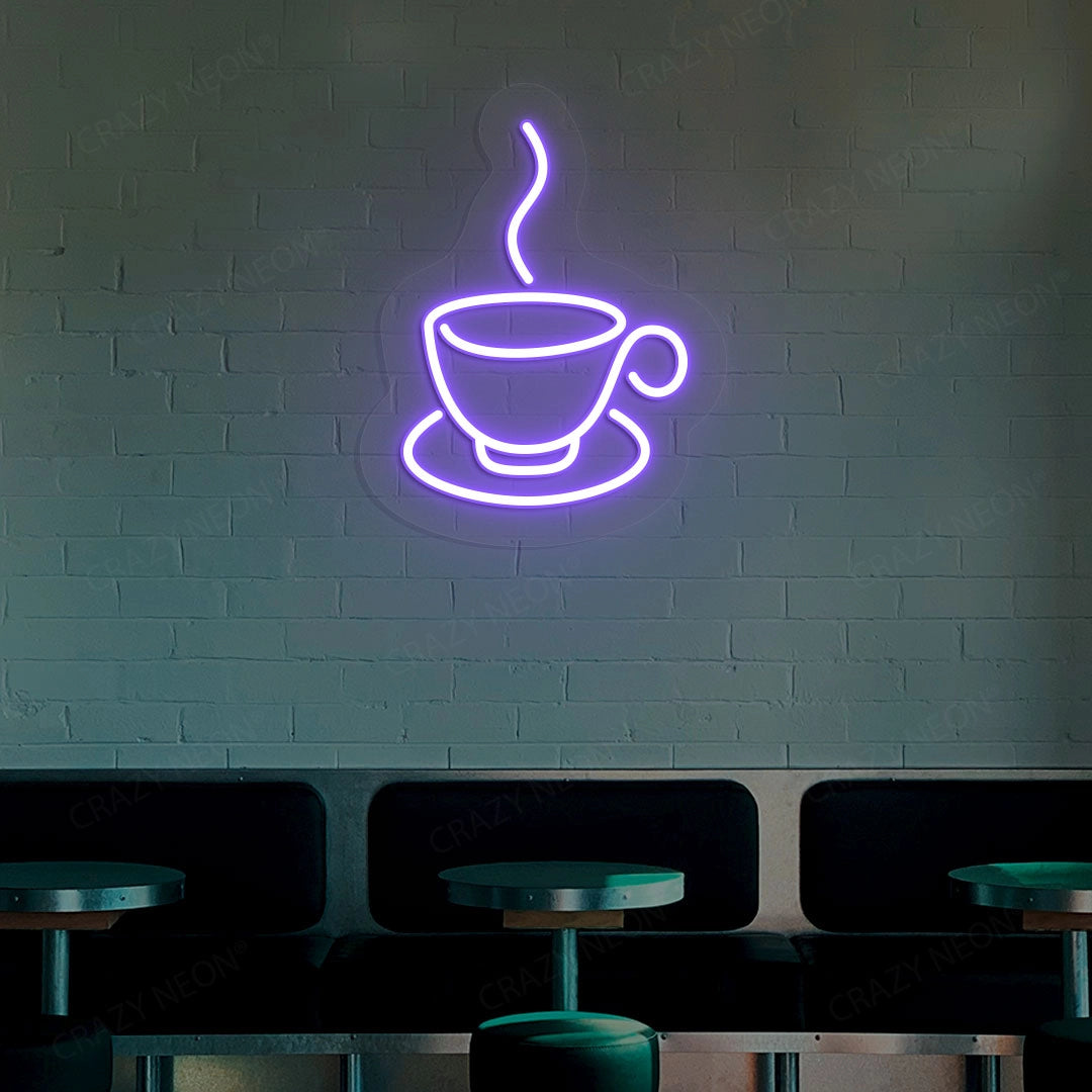 Cloud Neon Sign | Purple