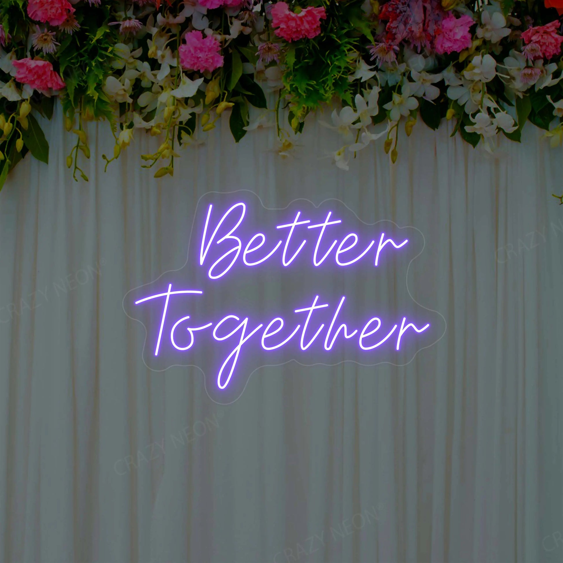 Better Together Neon Sign | Purple