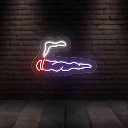 Cigar Neon Sign | Purple