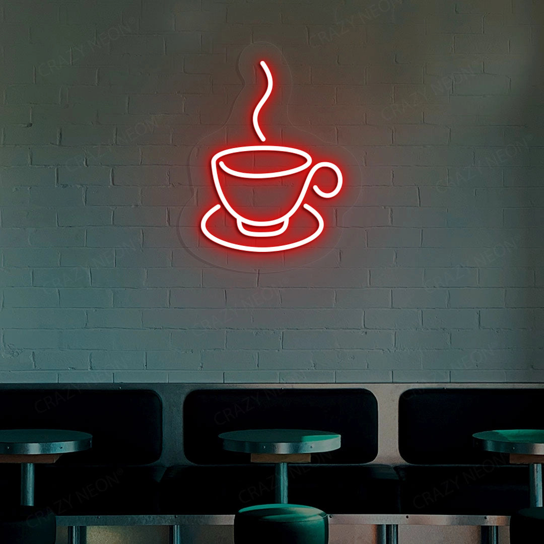 Hot Cup Coffee Neon Sign