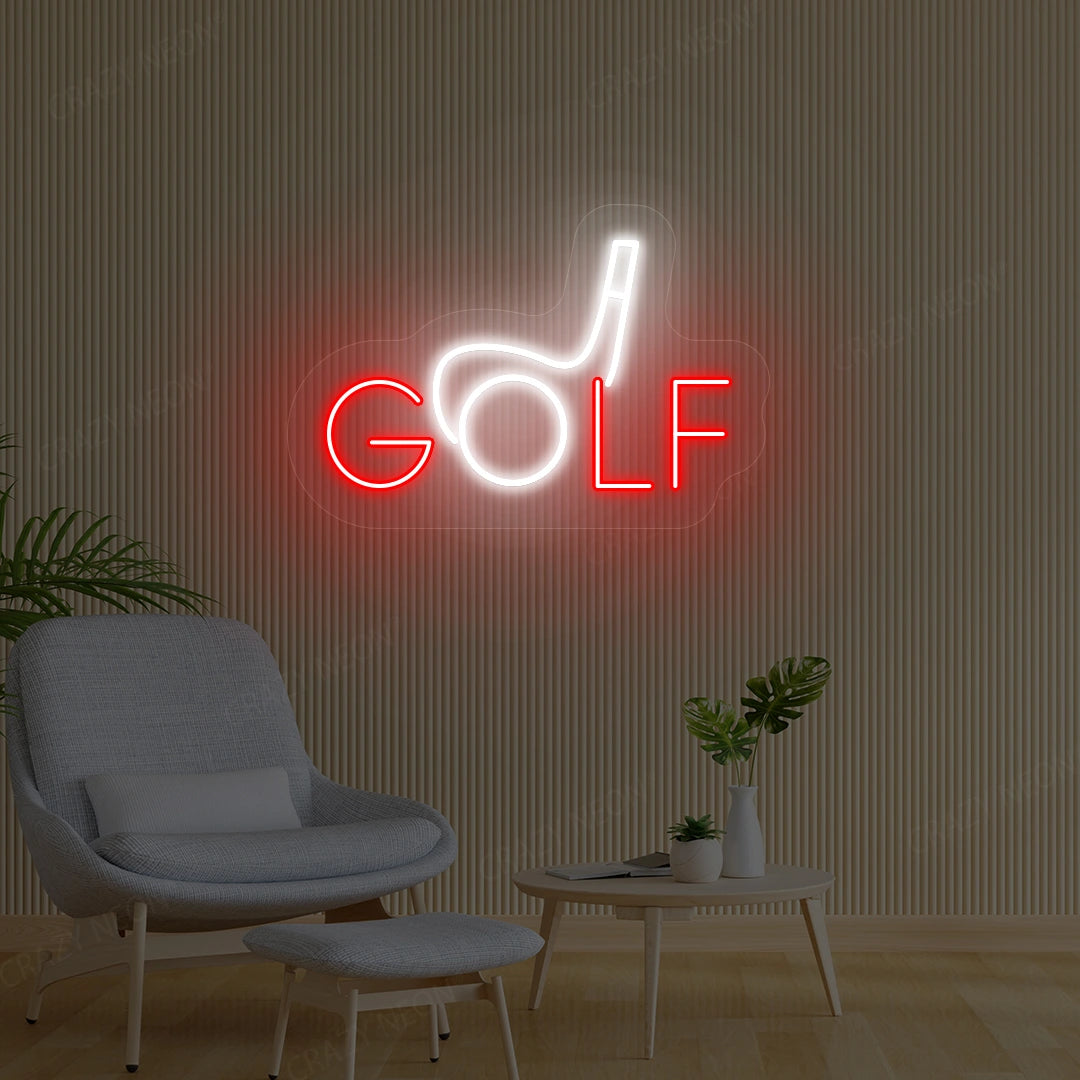 Golf Court Neon Sign