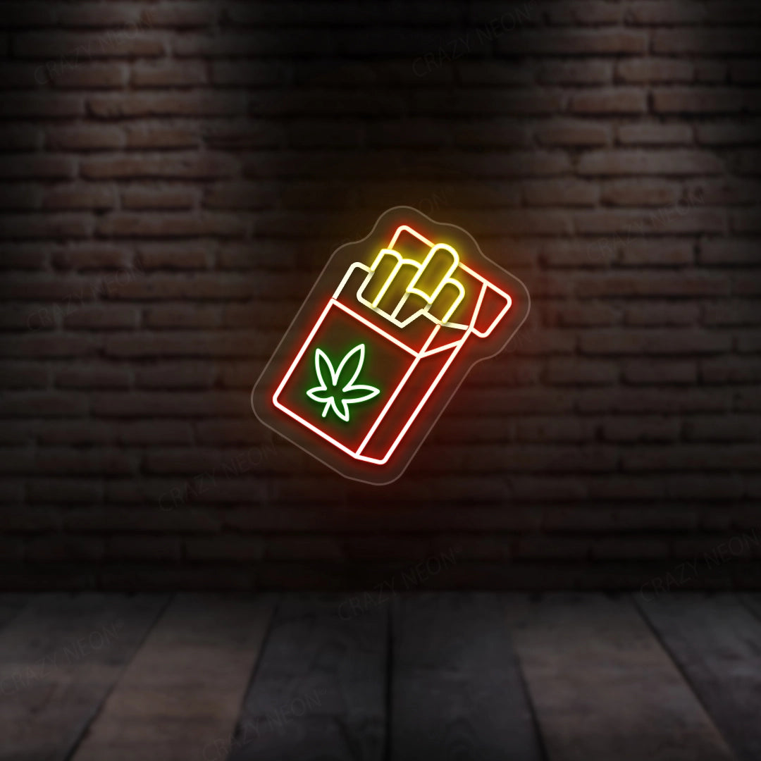 Cigarette Neon Sign | Red