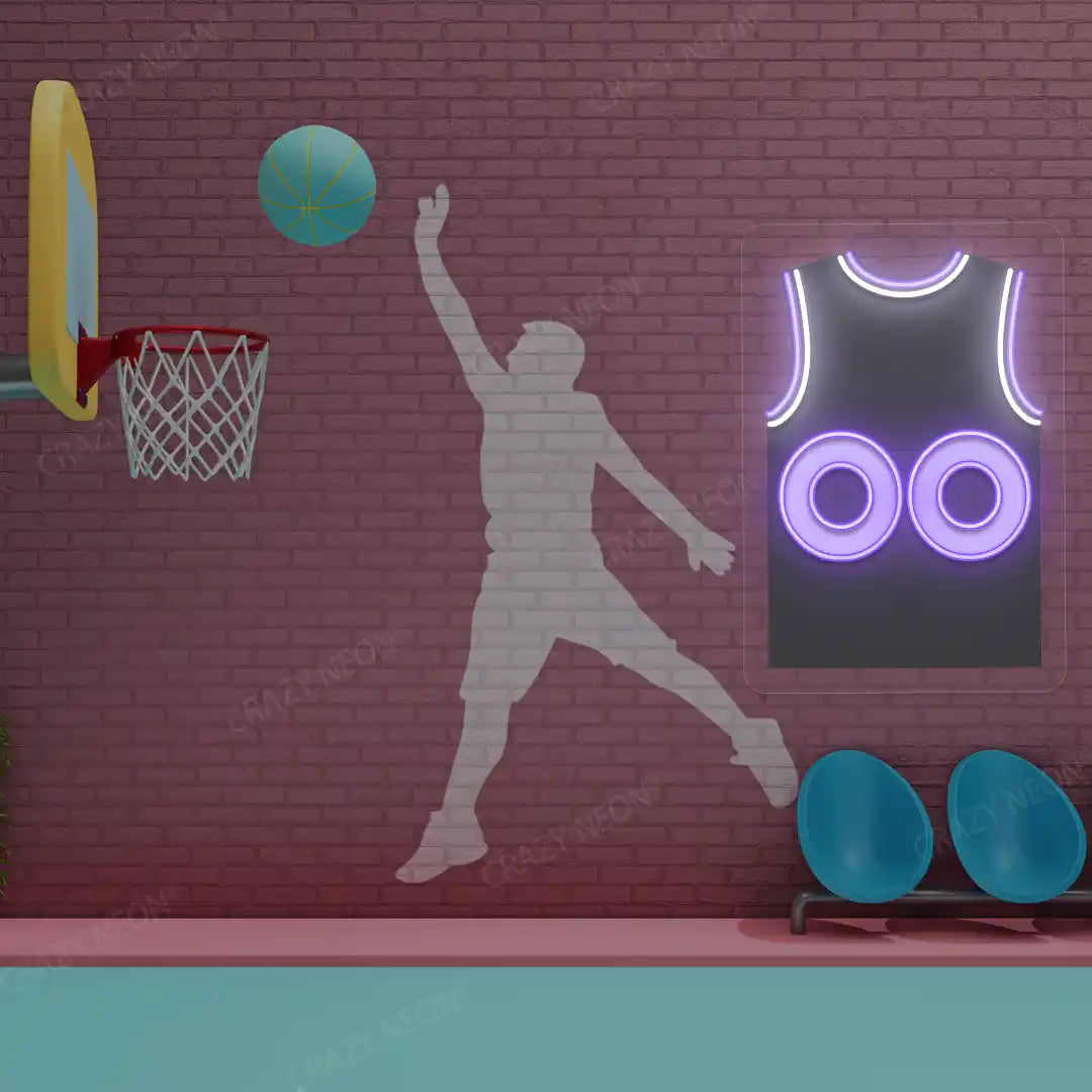 Sacramento Monk 00 Jersey Basketball Neon Artwork