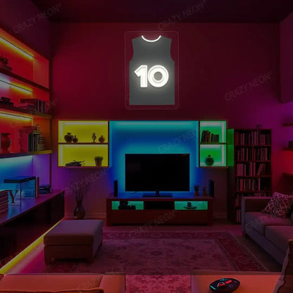 SAS Jersey Basketball Neon Artwork