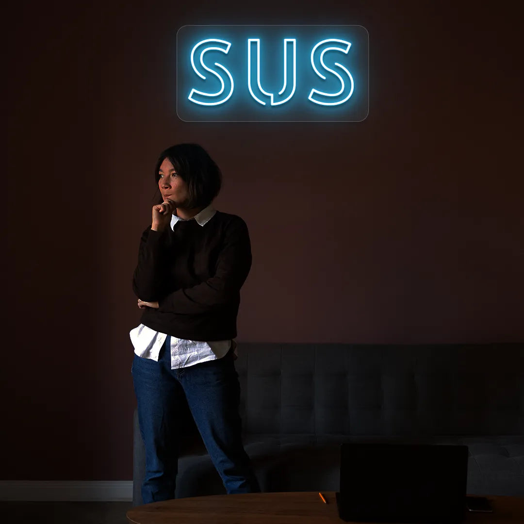 SUS LED Neon Sign | IceBlue