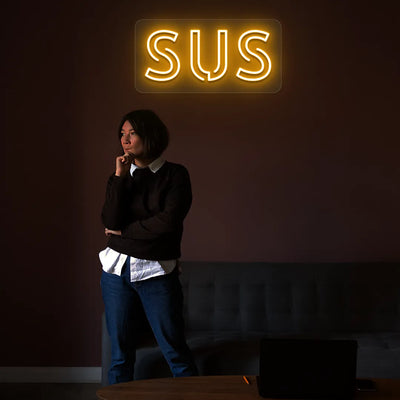 SUS LED Neon Sign | Orange