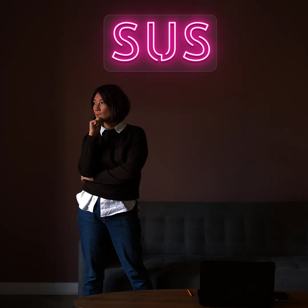 SUS LED Neon Sign | Pink