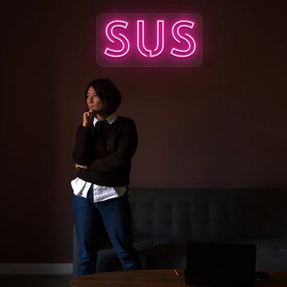 SUS LED Neon Sign | Pink