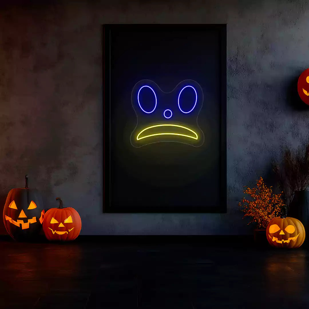 Sad Face Neon Sign