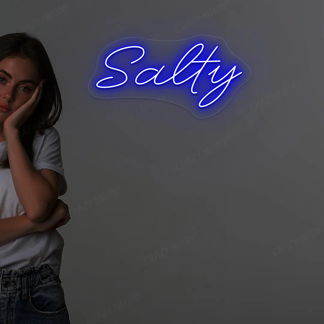 Salty LED Neon Sign | blue