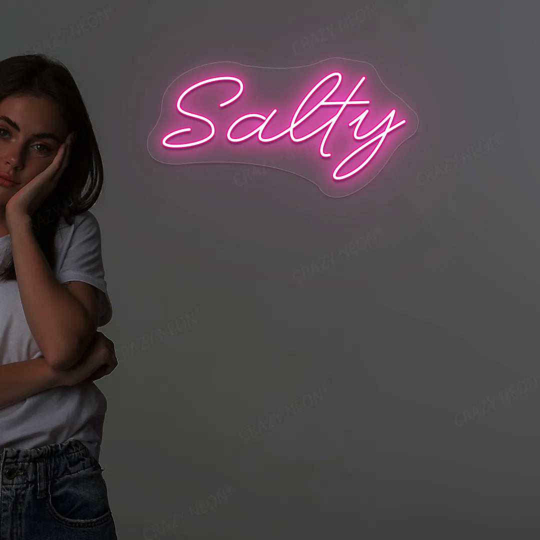 Salty LED Neon Sign | Pink