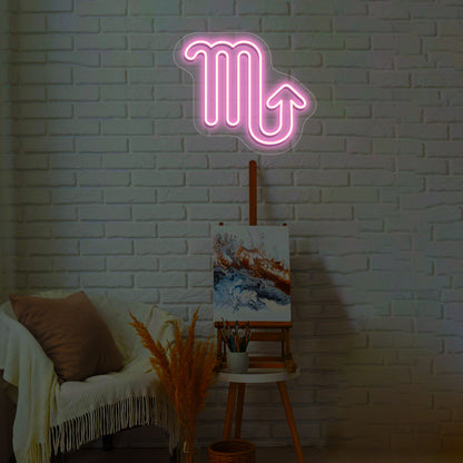 Scorpio Zodiac Neon Sign | CNUS013442 | Pink