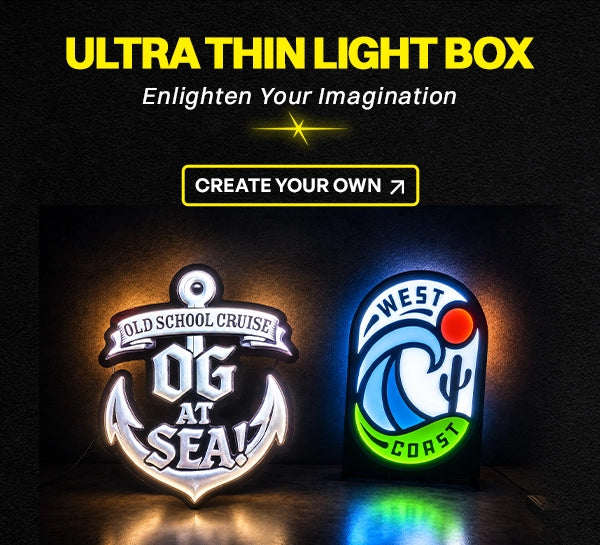 Ultra-Thin Lightbox Sign