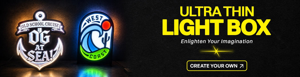 Ultra-Thin Lightbox Sign