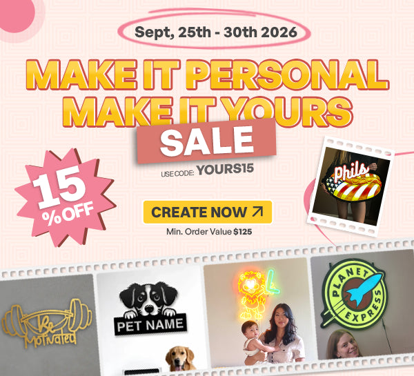 Make It Personal Make It Yours Sale is Live