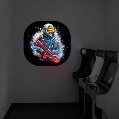 Counter Strike Game Artwork Neon Sign