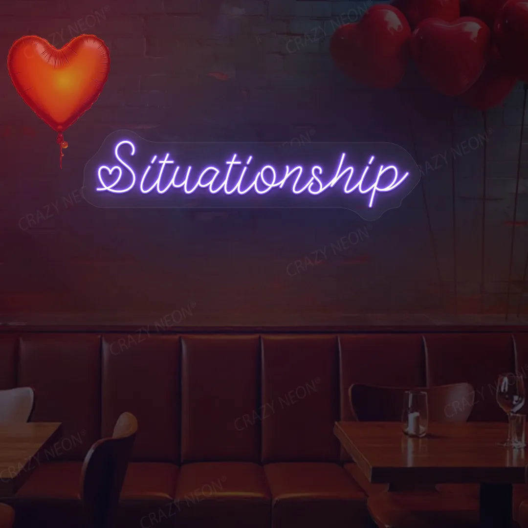 Situationship Neon Sign | Purple