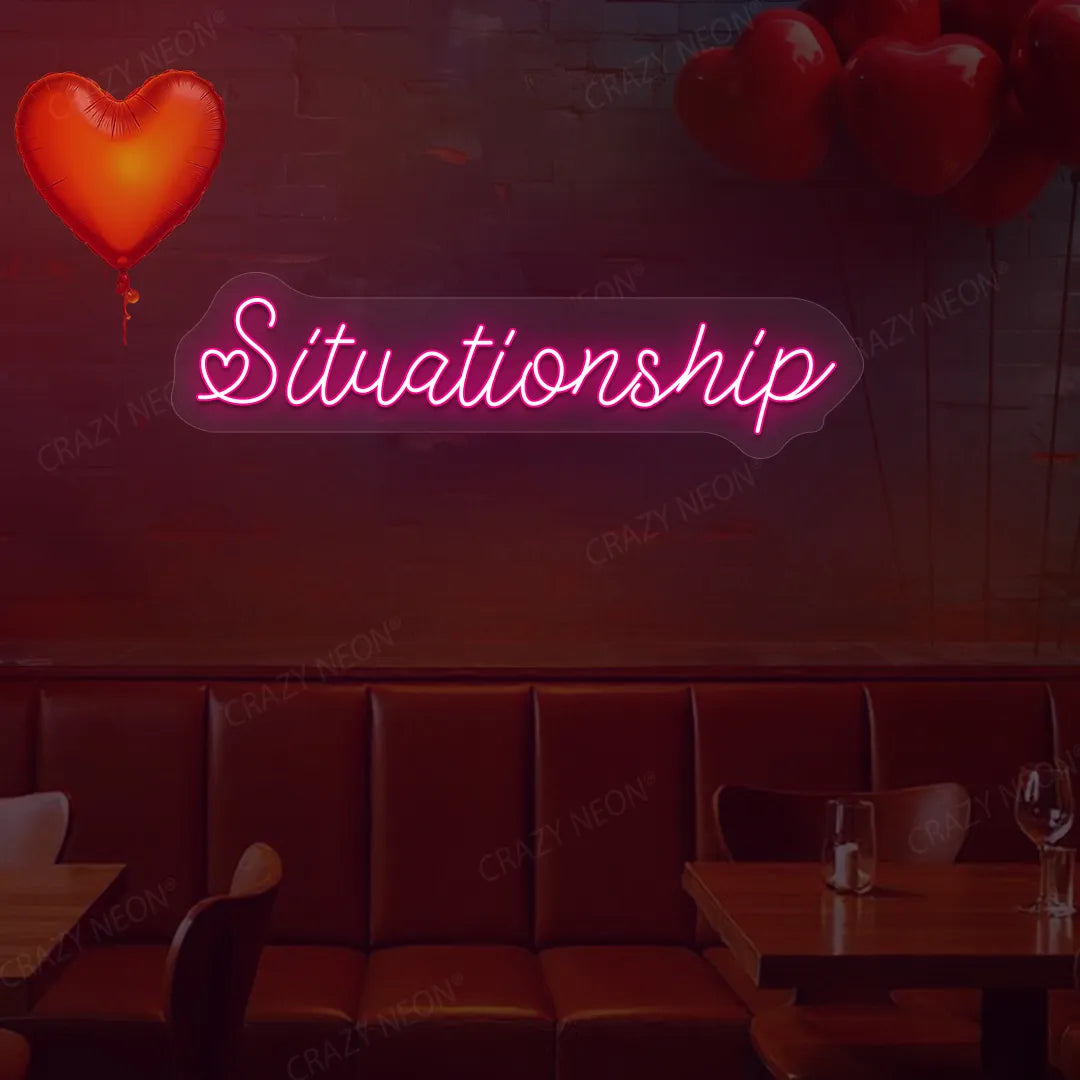 Situationship Neon Sign | Pink