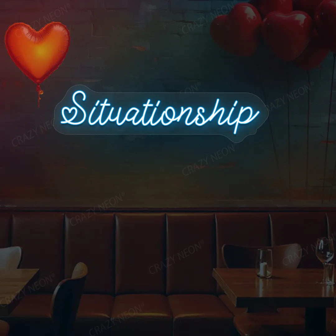 Situationship Neon Sign | Iceblue