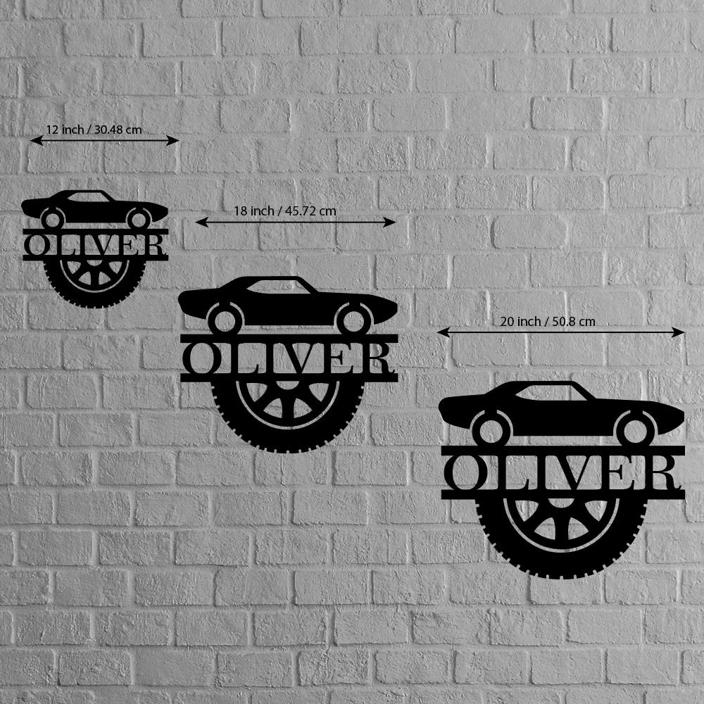 Custom Car Metal Sign