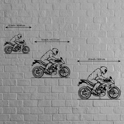 Motorcycle Metal Wall Sign