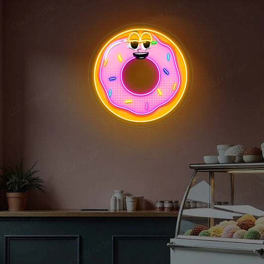 Donut Artwork Neon Sign